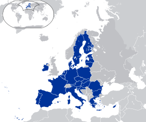 Location of European Union