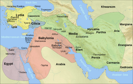 Location of Lydia (yellow)