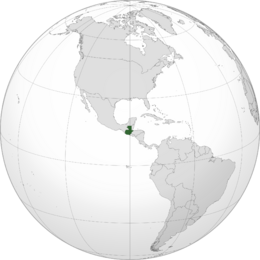 Lage von Republik Guatemala