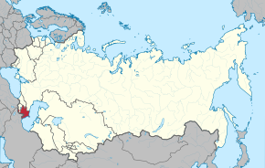 Location of Azerbaijan Soviet Socialist Republic