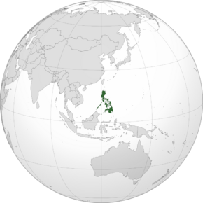 Location of Republic of the Philippines