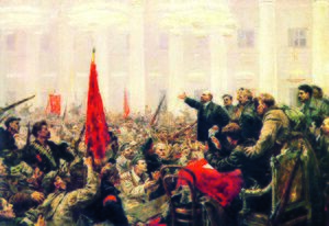 Lenin proclaims Soviet power.jpeg