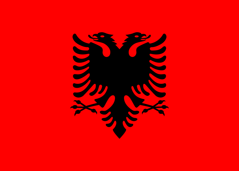 File:Flag of Albania.svg
