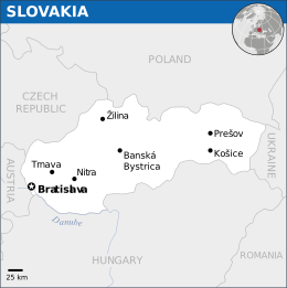Location of Slovak Republic