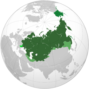 Location of Russian Empire