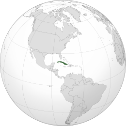 Lage von Republik Kuba