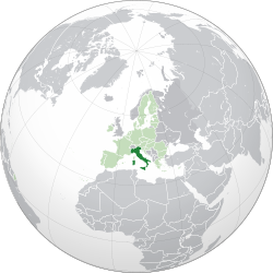 Lage von Italienische Republik