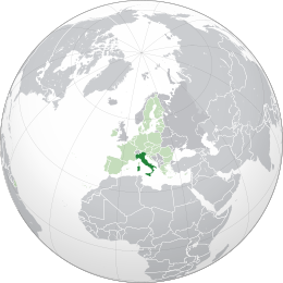 Lage von Italienische Republik
