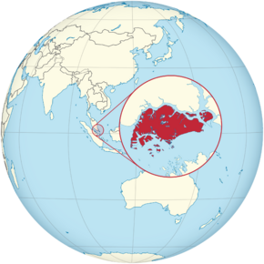 Location of Republic of Singapore