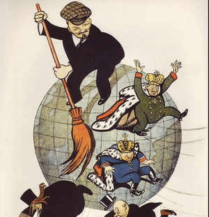 Comrade Lenin cleans the Earth.png