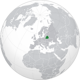 Location of Republic of Belarus