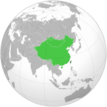 Dark green: Controlled territories Light green: Claimed territories