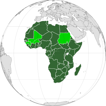 Emplacement de Union africaine