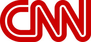 The letters “CNN” in large red and white text.