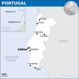 Location of Portuguese Republic