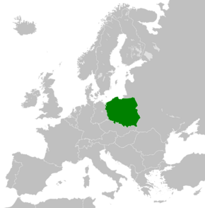 Location of Polish People's Republic