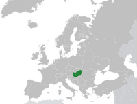 Location of Hungary