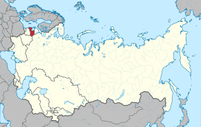 Location of Latvian Soviet Socialist Republic