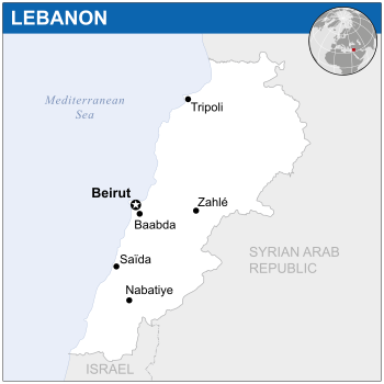 Emplacement de République libanaise